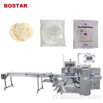 Chapati Tortilla Flat Bread Sepenuhnya Mesin Kemasan Otomatis